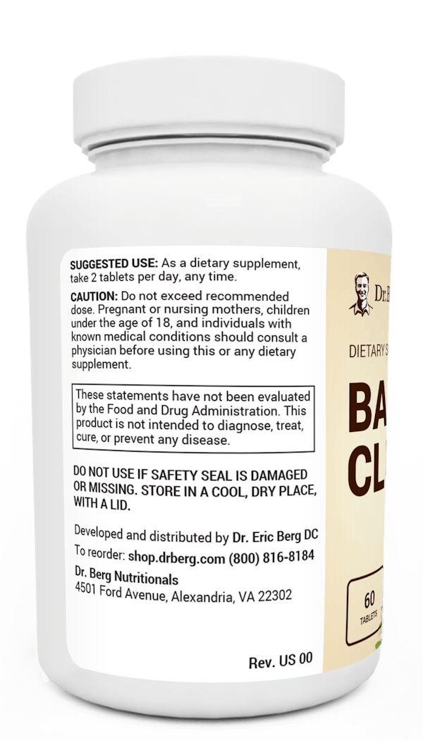Dr. Berg Bacti-Cleanse directions